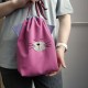 Fabric Bag Whiskers Cat Fuchsia