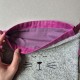 Boucle fabric Bag Fluffy Cat Fuchsia