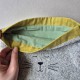 Boucle fabric Bag Fluffy Cat Mustard