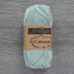 Scheepjes Catona 50г - 402 silver green